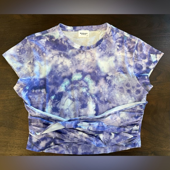 Mint condition Isabel Marant Étoile Zodya Tie-dyed Crewneck T-Shirt - Picture 8 of 9